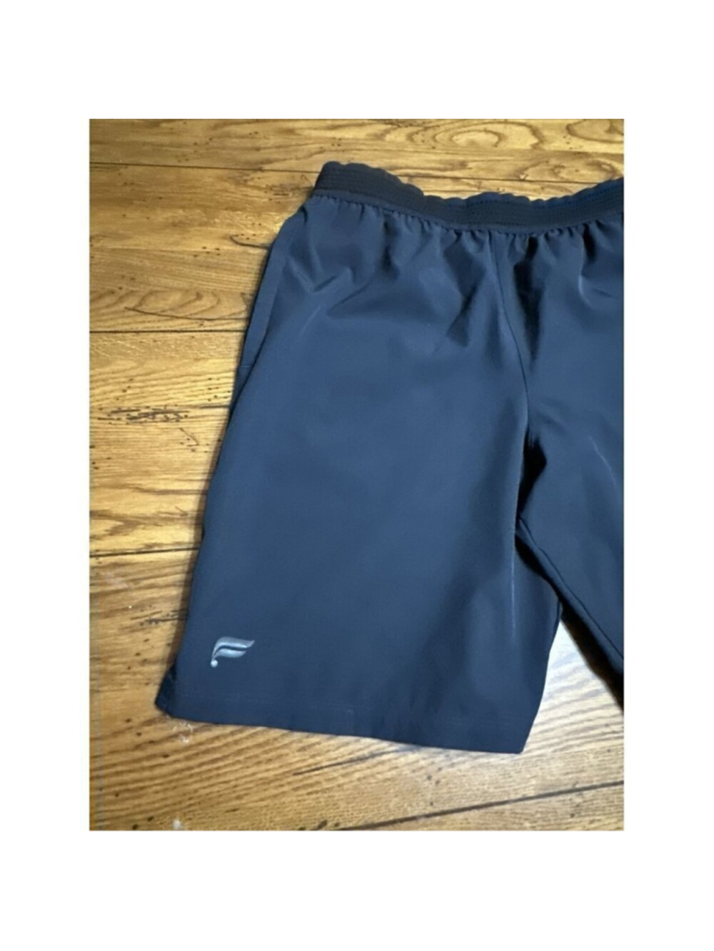 Fabletics The Fundamental Shorts Mens Medium Black Athletic Strech Workout S9